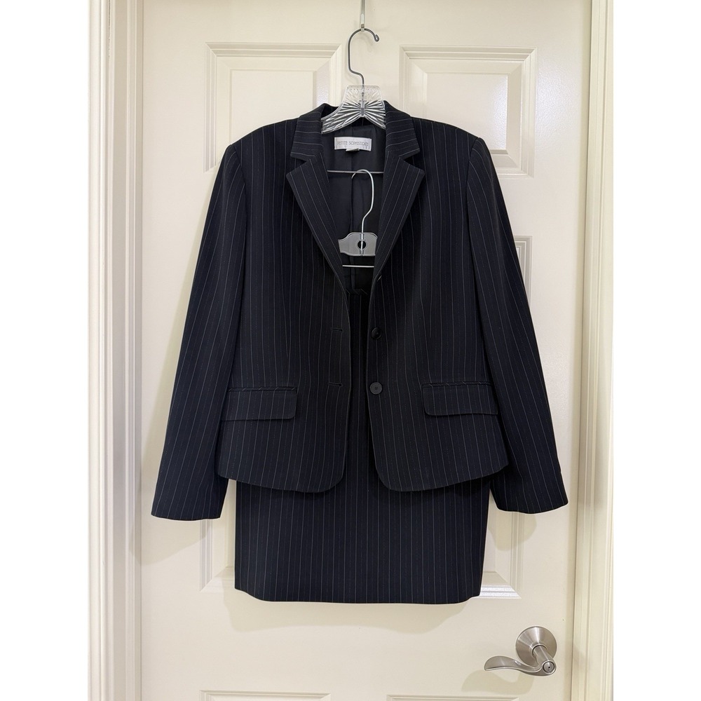 petite sophisticate women 2-‎ piece skirt suits size 8
